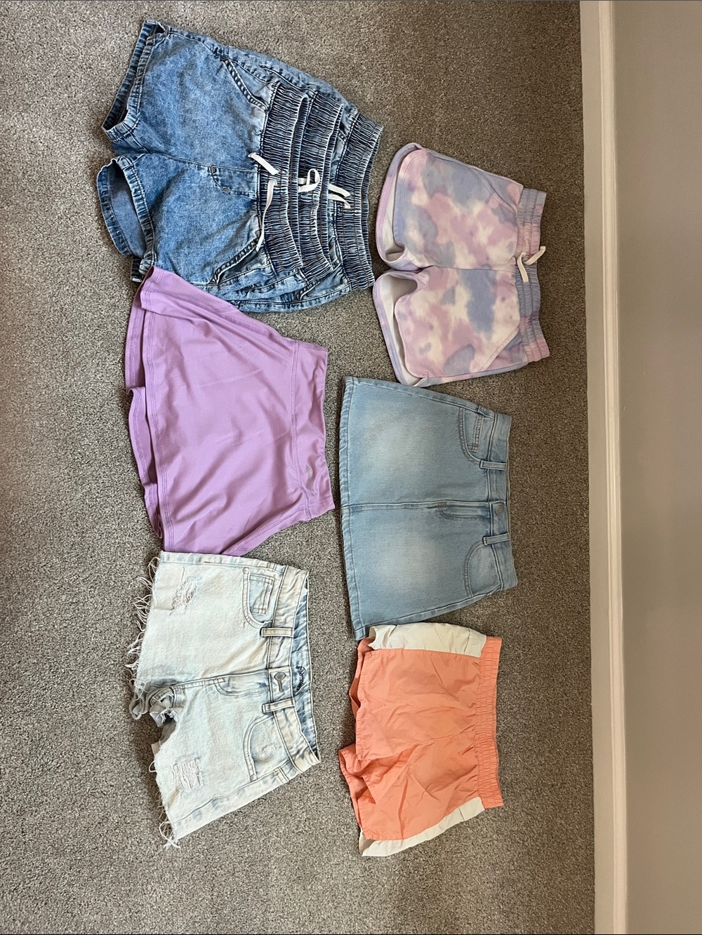 8 pairs of shorts size 7/8